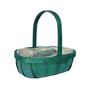 Dark Green Softwood Trug W/Handle (20)