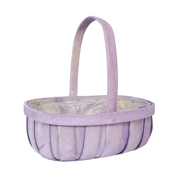 Lilac Softwood Trug W/Handle (20)