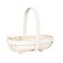 White Softwood Trug W/Handle + Feet (20)