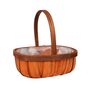 Stained Softwood Trug W/Handle (20)