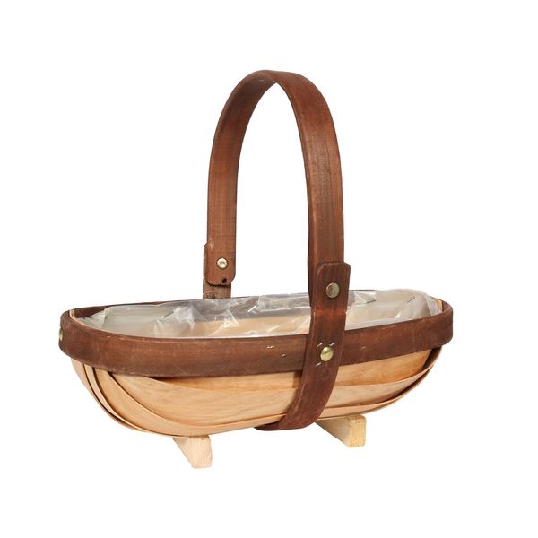 Small Prestwick Two Tone Trug W/Handle (30)