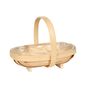 Natural Softwood Trug w/Handle + Feet (20)