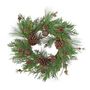 Pine leaves cone and bell Wreath 70cm