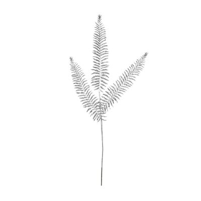 Metallic Fern spray x 3 stem Silver