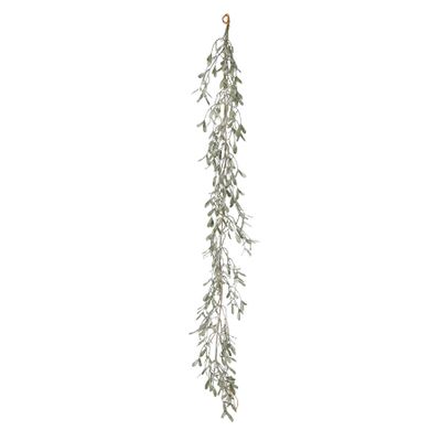 Misletoe frosted garland