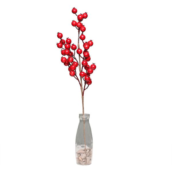 Red Large Berry stem 67cm