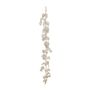 Glitter Leaf garland champagne 150cm