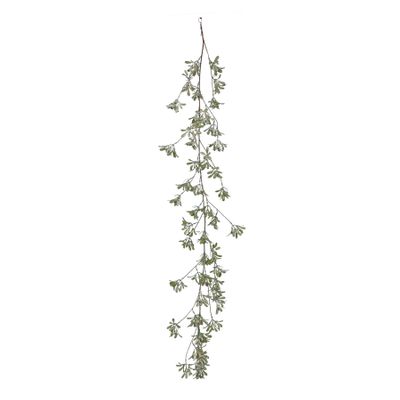 Frosted white berry garland 180cm