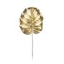 Metallic Monstera leaf Lrg Gold