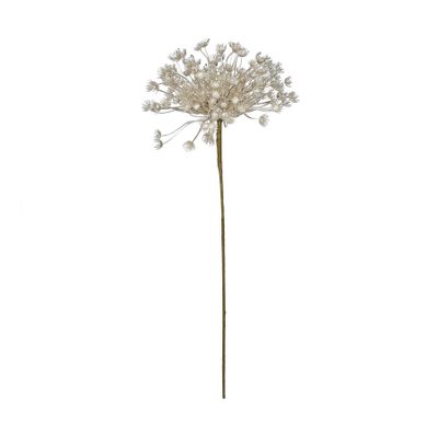 Metallic Allium with glitter Champagne