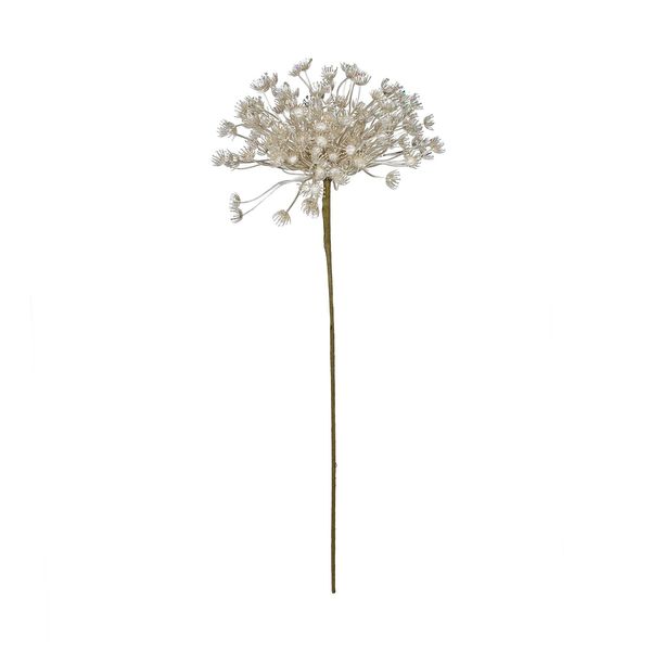 Metallic Allium with glitter Champagne