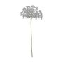 Metallic Allium with giltter Silver