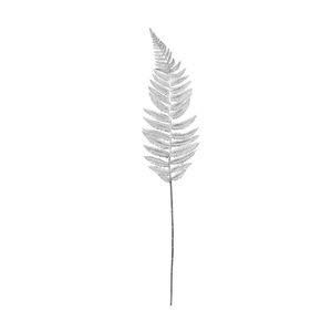 Metallic Fern Leaf stem Silver