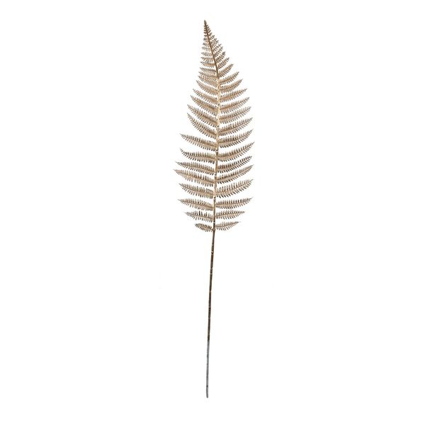Metallic Fern Leaf stem Gold