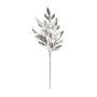 Metallic Laurel Leaf spray Champagne