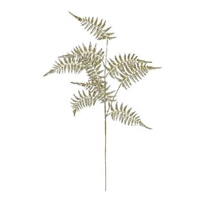 Glitter Fern spray Gold