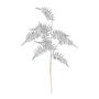 Glitter Fern spray Silver