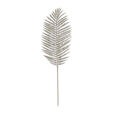 Glitter palm leaf 70cm Champagne stem 