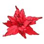 Poinsettia pick lrg RED