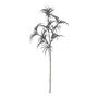 Glitter Arelia leaf stem Pewter 