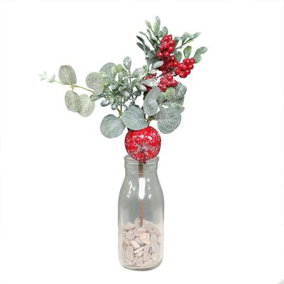 Eucalyptus Red Berry and Apple pick with sparkle