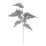 Glitter Fern spray Pewter 