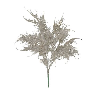 Regency Champagne Glitter Fern Spray