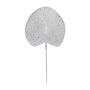 Glitter palm fan Silver 