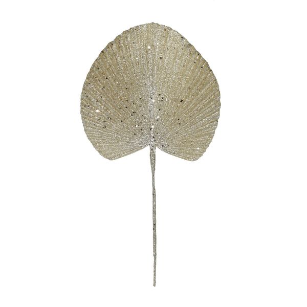 Glitter palm fan Gold