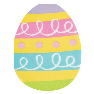 	Eggcellent Easter Bunny Shapped Napkins