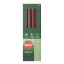 Bolsius Essentials Taper Candles Box of 4 -245x24mm - Velvet Red