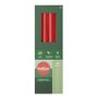 Bolsius Essentials Taper Candles Box of 4 -245x24mm - Delicate Red