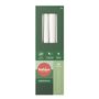 Bolsius Essentials Taper Candles Box of 8 -245x24mm - Cloudy White