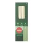 Bolsius Essentials Taper Candles Box of 8 -245x24mm - Soft  Pearl