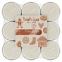 Bolsius Christmas True Glow Fragranced Tealights - Pk of 18 - Cookie Fever - Ivo