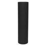 Cylinder Vase Matt Black 40x10cm