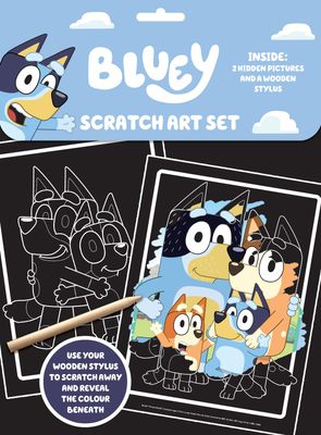 Bluey Scratch Art Set
