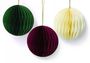 Pack of 6 Round Paper Baubles