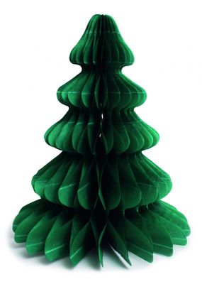 Pack of 3 Honeycomb Christmas Tree Decorations