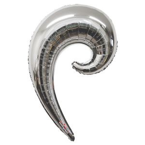 Kurly Wave Silver - 36 Inch