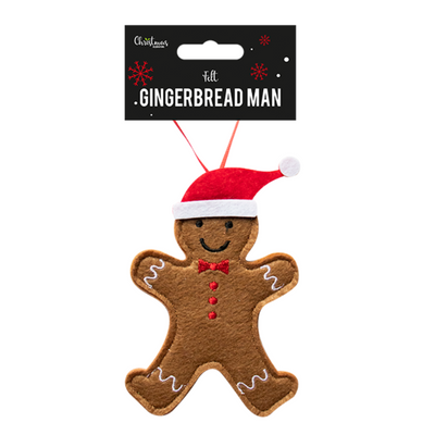 Felt Gingerbread Man Decoration