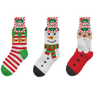Ladies Cosy Christmas Socks