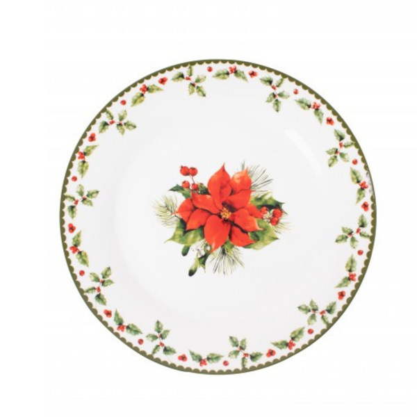 Christmas Holly Plates 