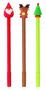 Christmas Novelty Rubber Topped Pens