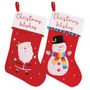 Felt Santa / Snowman Pompom Stocking