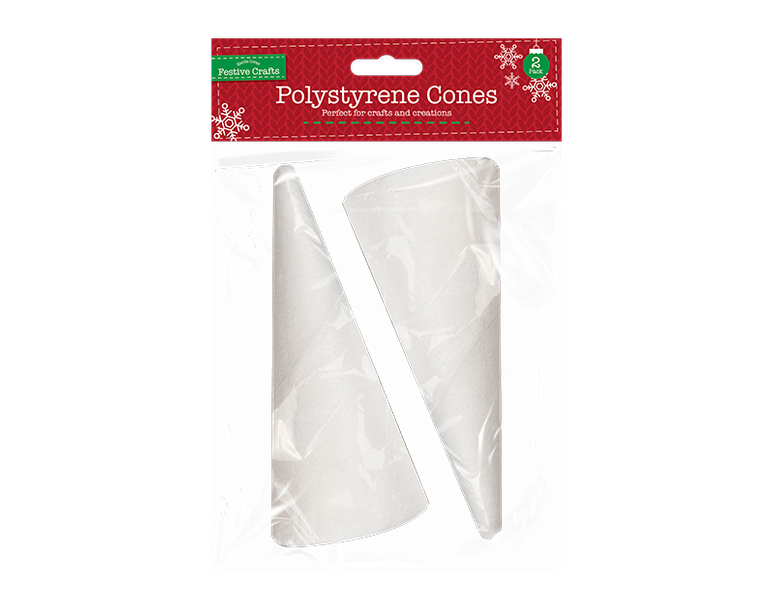 Polystyrene Cones 2 Pack