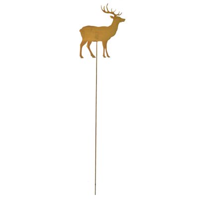 Rustic Stag Garden Stake 