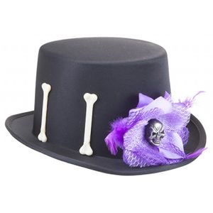 Voodoo Bone Top Hat