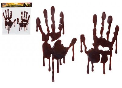 Blood Handprint Gel Stickers