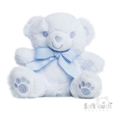 Blue Eco Recycled Teddy Bear with Paws